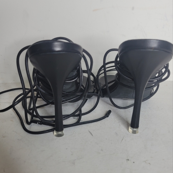 BLACK SUEDE STUDIO Leandra Lace Up Leather Sandals SZ 41 - Picture 6 of 8